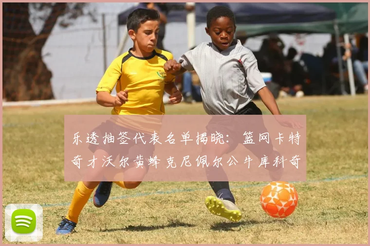 乐透抽签代表名单揭晓：篮网卡特奇才沃尔黄蜂克尼佩尔公牛库科奇齐聚一堂